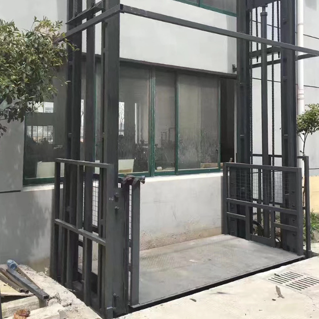 滴道5吨室外升降货梯